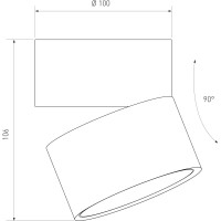 Стационарный светодиодный светильник Elektrostandard DLR031 15W 4200K 3100 белый матовый a040958