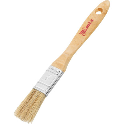 Плоская кисть Евро 3/4, MTX, натуральная щетина, деревянная ручка// 83050