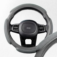 Оплетка SKYWAY Sponge grid 4 подушечки, M, серая, экокожа S01102384