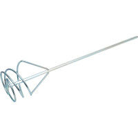 Мешалка для краски металлическая Профи (оцинкованная; 120х580 мм) к дрелям FIT IT 04215