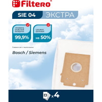 Мешок-пылесборник FILTERO SIE 04 Экстра (4 шт.) 05589