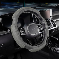 Оплетка SKYWAY Sponge grid 4 подушечки, M, серая, экокожа S01102384