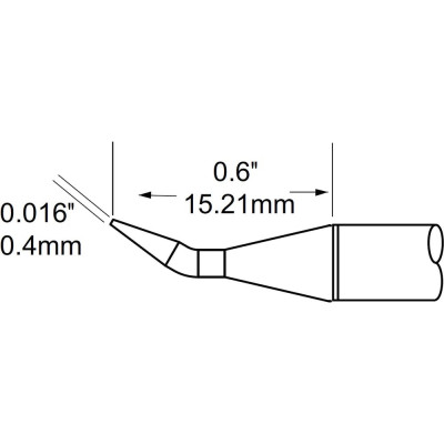 Картридж-наконечник для MFR-H1 METCAL SFP-CNB04