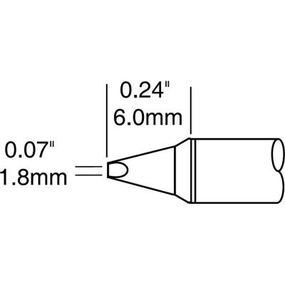 Картридж-наконечник для CV/MX METCAL CVC-7CH0018P