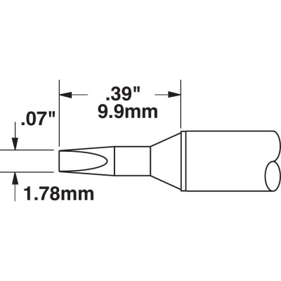 Картридж-наконечник для CV/MX METCAL CVC-7CH0018S