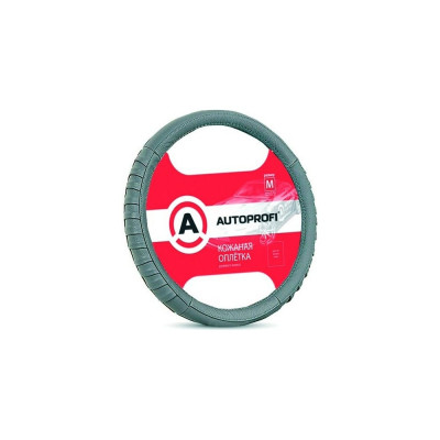 Оплетка руля AUTOPROFI AP-470 D.GY M