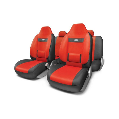 Авточехлы AUTOPROFI Comfort COM-1105H BK/RD