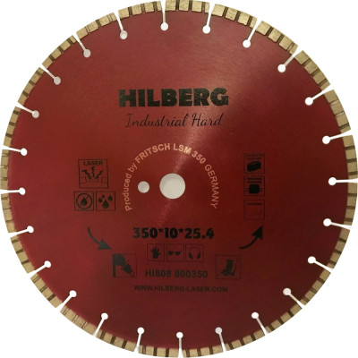 Отрезной алмазный диск Hilberg Hilberg Industrial Hard HI808