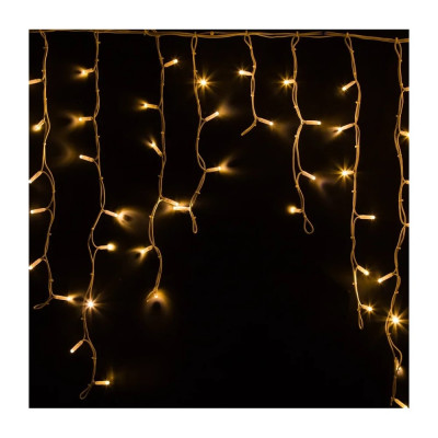 Neon-Night Гирлянда Бахрома, постоянное свечение, 5.6х0.9 м, 240 LED тёплый белый 255-286