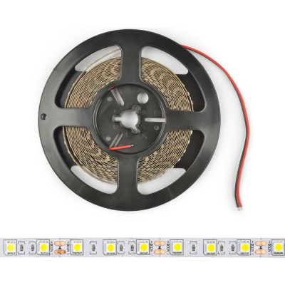 Гибкая светодиодная лента Uniel ULS-M22-5050-30LED/m-10mm-IP20-DC12V-7,2W/m-5M-3000K UL-00004370