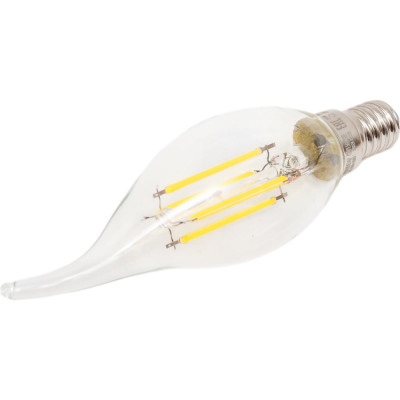 Uniel Лампа светод. Форма свеча на ветру Серия Sky LED-CW35-9W/4000K/E14/CL PLS02WH UL-00005169