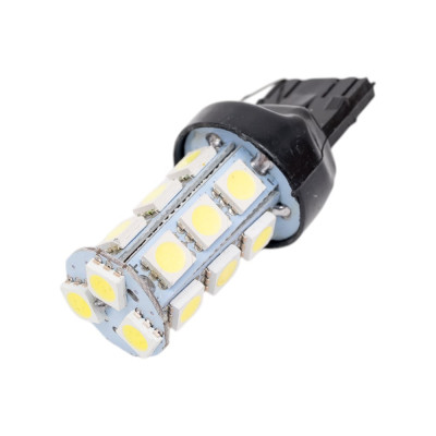 SKYWAY Автолампа диод T20 (W21W) 12V 18 SMD диодов 1-конт Белая (в компл. 2 шт.) S08201203