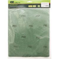 Лист шлифовальный на бумажной основе (10 шт; 230х280 мм; P 80) СИБРТЕХ 756067