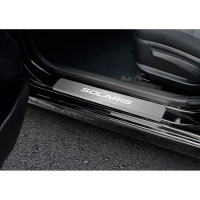 Накладки на пороги Rival для Hyundai Solaris 2017-н.в, нерж. сталь, 4 шт. NP.2312.3