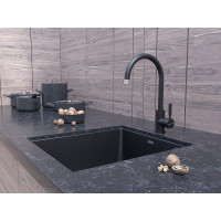 Смеситель для кухни Paulmark HOLSTEIN, антрацит,  Ho212063-AN