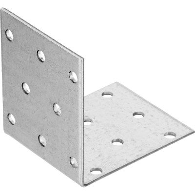 Крепежный равносторонний уголок СИБРТЕХ 2,0 мм, KUR 60x60x50 мм 46420