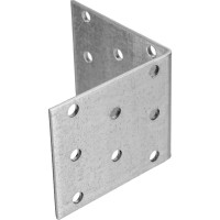 Крепежный равносторонний уголок СИБРТЕХ 2,0 мм, KUR 60x60x50 мм 46420