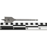 Сверло плоскофрезерное по дереву (25х150 мм; HEX 1/4) Elitech 1820.048700