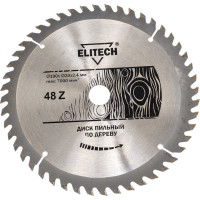 Диск пильный по дереву (190х20/16 мм; 2.4 мм; 48Z) Elitech 1820.053900