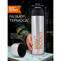 Термос c металлической колбой BOYSCOUT 1 л, нержавеющая сталь  61071