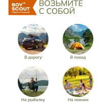 Термос c металлической колбой BOYSCOUT 1 л, нержавеющая сталь  61071
