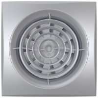 Осевой вытяжной вентилятор с обратным клапаном ERA AURA 5C gray metal D 125 87-991