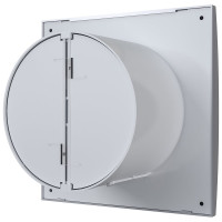 Осевой вытяжной вентилятор с обратным клапаном ERA AURA 5C gray metal D 125 87-991