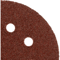 Круг абразивный на ворсовой подложке под липучку (5 шт; 125 мм; P36; 8 отв) MATRIX 73801