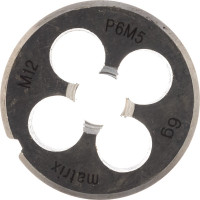 Плашка М12x1,75 мм, Р6М5 MATRIX 77096