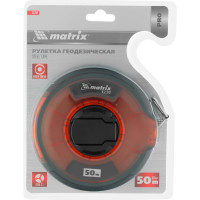 Геодезическая рулетка MATRIX 50 м х 12,5 мм 31282