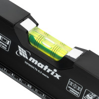 Алюминиевый усиленный фрезерованный уровень MATRIX 3 глазка, 800 мм 34362