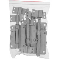 Накладная задвижка Без бренда ЗТ-2-85, цинк, 5шт 91516