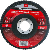 Круг лепестковый торцевой (P100; 115x22.2 мм) MATRIX 74031