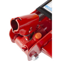 Гидравлический подкатной домкрат 2т +кейс /красный/ /подъем 310 мм/ AUTOVIRAZH AV-075202