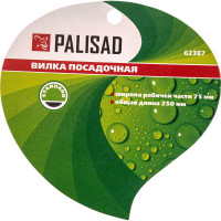 Вилка посадочная 3-зубая, защитное покрытие, пластиковая рукоятка PALISAD 62387