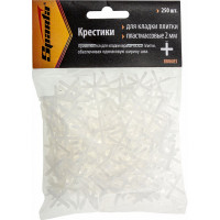 Крестики для кладки плитки 2 мм, 250 шт SPARTA 880685