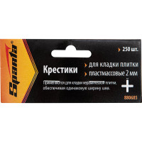 Крестики для кладки плитки 2 мм, 250 шт SPARTA 880685