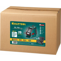 Лазерный линейный нивелир KRAFTOOL CL-70-4 34660-4