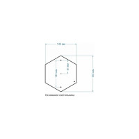 Садово-парковый светильник Elektrostandard GLYF-8024S / черное золото a027999