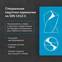 Сверло по металлу 1 мм, HSS-E Co 5, DIN338, тип VA NORGAU 010019100