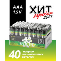 Батарейки Трофи LR03-40 bulk ECO Б0027812