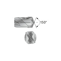 Бур SDS-plus 6,0х210х150 мм  4 резца KEIL TURBOHEAD Xpro251060210