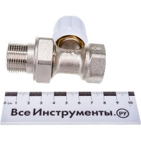Прямой вентиль ручной регулировки PRO AQUA 3/4 MVS-m20-f20x