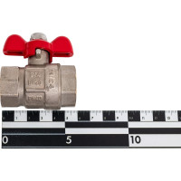 Шаровой полнопроходной кран PRO AQUA ручка-бабочка В-В 3/4 FWB63-f20-f20x