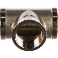 Латунный тройник PRO AQUA ВР резьбовой 3/4 03-F20-F20-F20xb