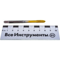 Машинный метчик М6х1 DIN371 6H TiN HSS-E, тип N, NORGAU 013066006