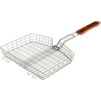 Объемная решетка-гриль PALISAD Camping хромированная, 305х235х55 мм 69559