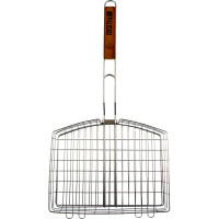 Объемная решетка-гриль PALISAD Camping хромированная, 305х235х55 мм 69559