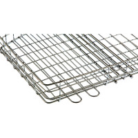 Объемная решетка-гриль PALISAD Camping хромированная, 305х235х55 мм 69559