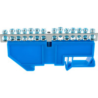 Нулевая шина EKF N 63.14 DIN изолятор никель 20 шт. sn1-63-14-d